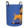 thumbnail image 2 of LNWH Laundry Basket, Cute Puppy Buddy Pattern Foldable Laundry Hamper With Handles Waterproof, Medium Size, 2 of 8