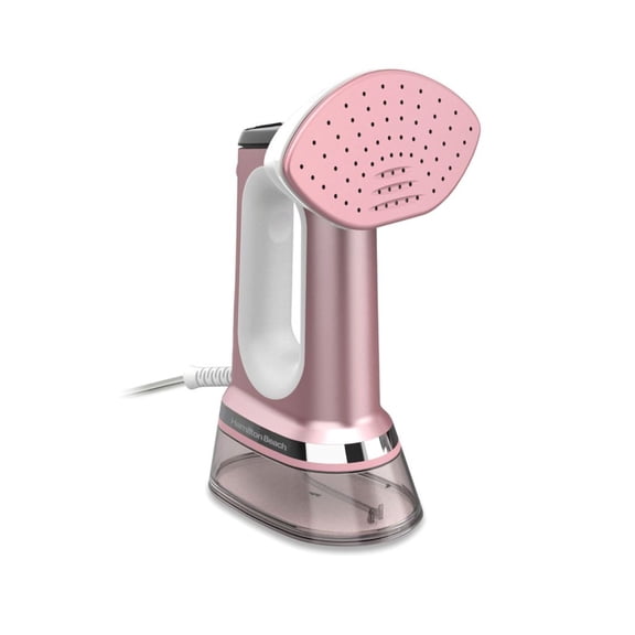 Vaporizador de Ropa Hamilton Beach 400 ml 3 en 1 con Función de Plancha Mod. 11561 Color Rosa