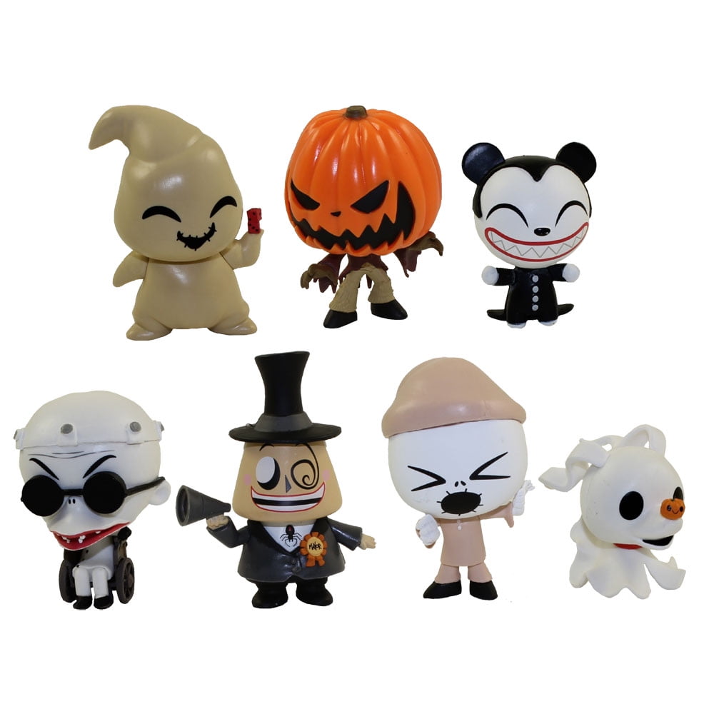 Funko Mystery Mini Vinyl Figures - Nightmare Before Christmas 25 Years - SET OF 7 (Oogie, Zero
