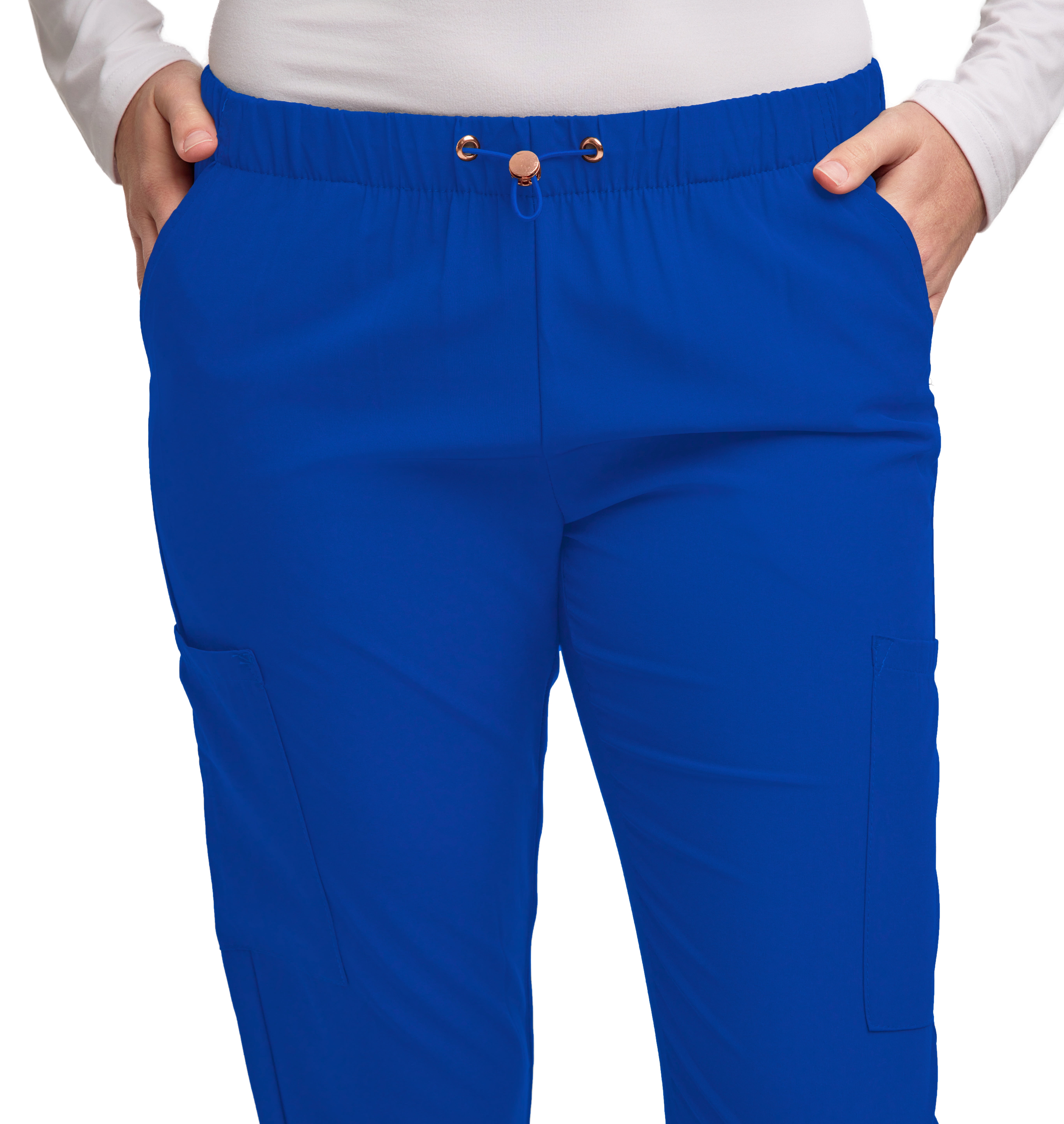 Women's District High Waisted 6-Pocket CORE Royal Blue Scrub Pant