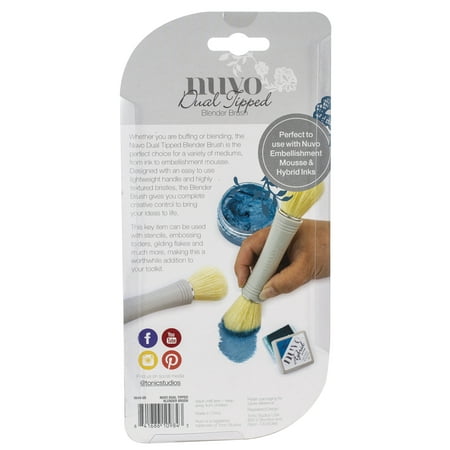 UPC: 0841686109843 | Nuvo Dual Ended Blender Brush 2/Pkg-
