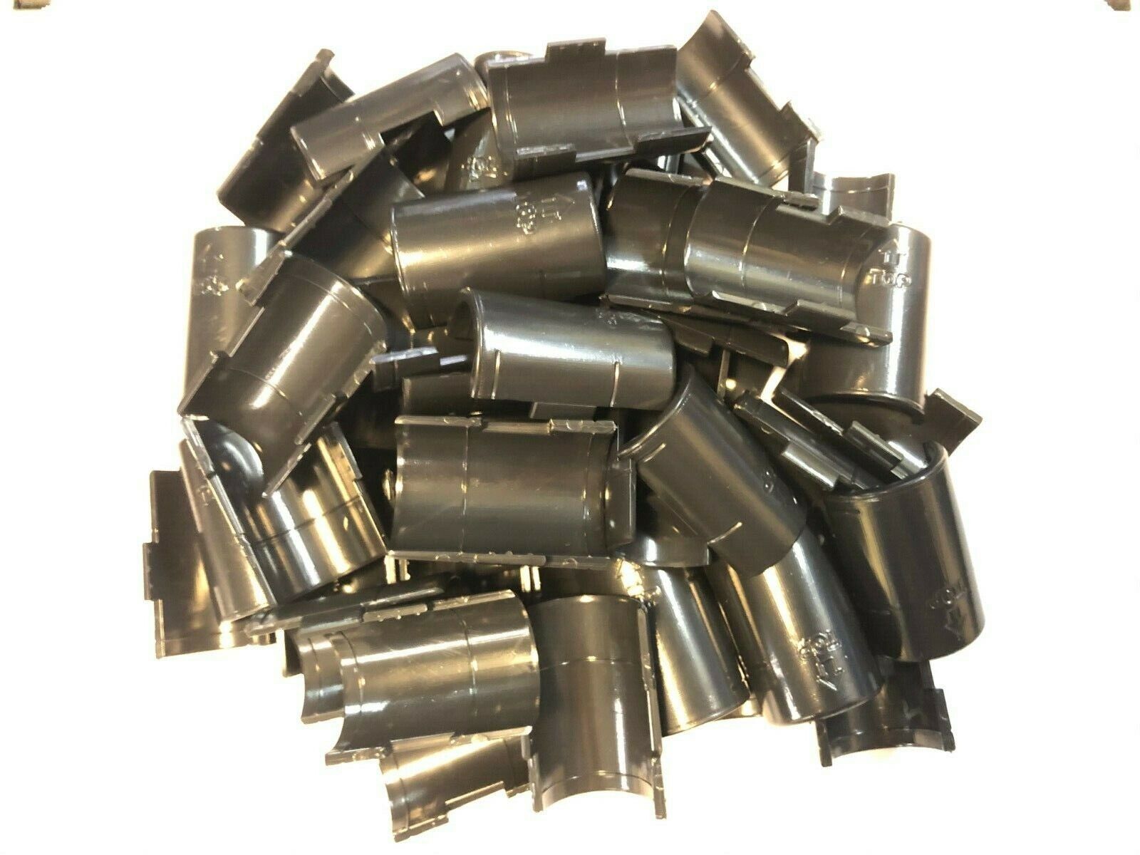 Wire Shelf Clips Shelving 1" Plastic Split Sleeves for 6 shelves 48 Pcs