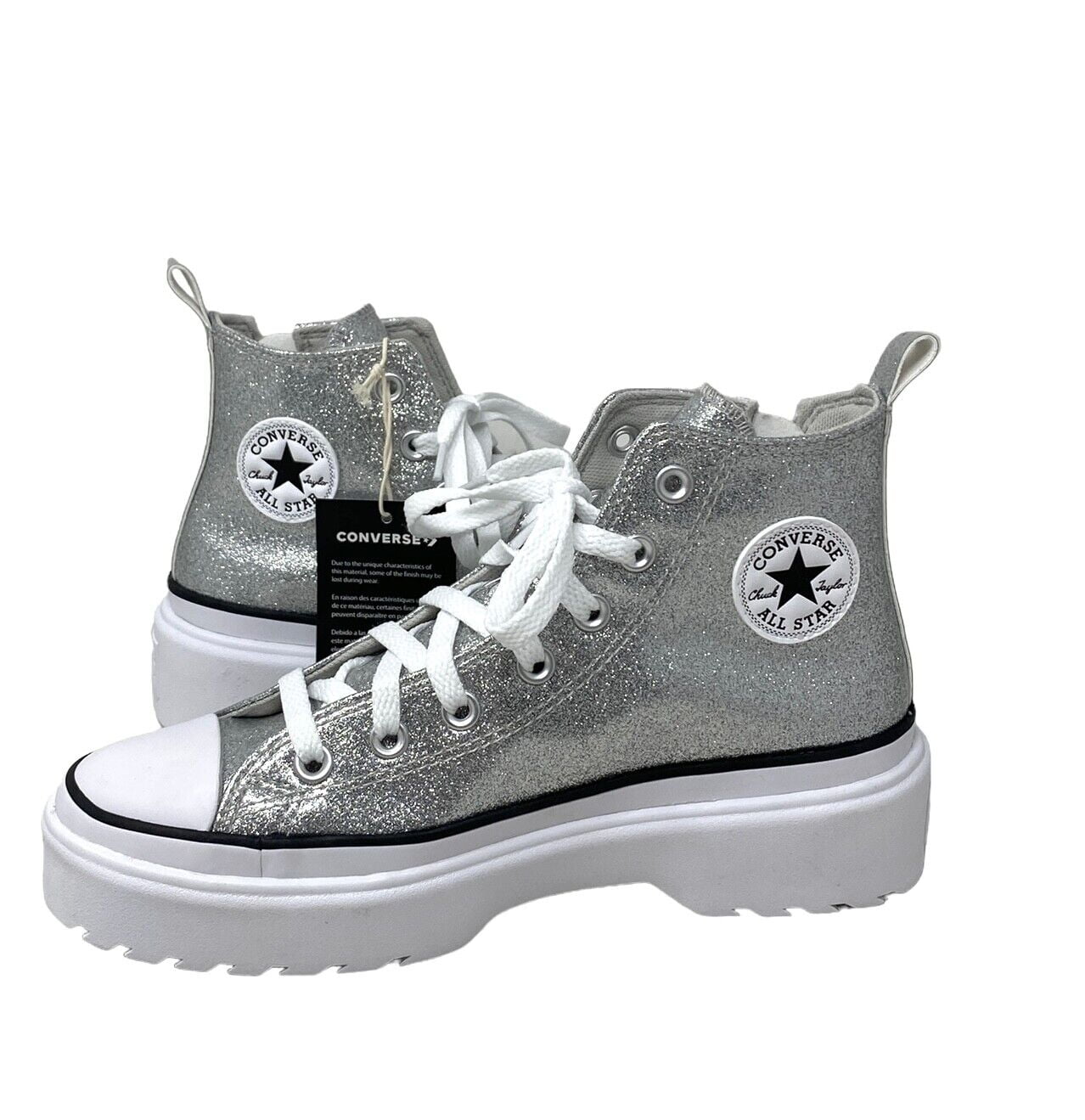 Converse glitter zilver 2025