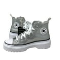 thumbnail image 4 of Converse Chuck Taylor Lugged Lift Sneaker Kid Silver Shoes Casual A03010C, 4 of 5