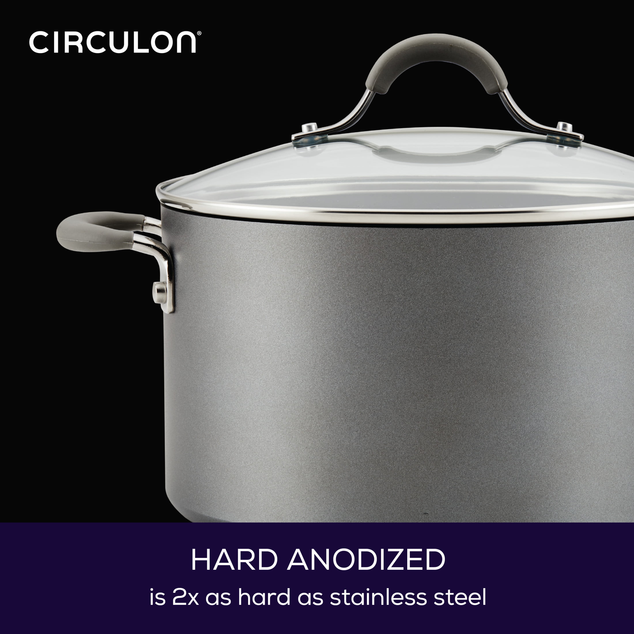 Circulon Elementum Hard-Anodized Nonstick Cookware Set - Gray, 1 - City  Market