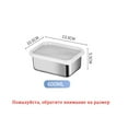 thumbnail image 2 of 6 Stainless Steel Meal Prep Boxes with Lids - 650ml Food Containers for Kitchen and Travel, 2 of 7