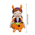 thumbnail image 2 of Muñecas Calabaza de Halloween Regalos para niñas Muñeca de Calabaza de Felpa Juguetes Blandos Naranja Sentado a una Altura de 10,5 Pulgadas, 2 of 5