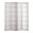 Silver, variant on Gold 4-Panel Room Divider Screen with Solid Pine Wood Frame, 72W x 70H, Asian-Inspired Folding Privacy Partition for Living Room, Bedroom, Office