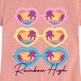 thumbnail image 3 of Rainbow High - Sunglasses - Toddler & Youth Girls Short Sleeve Graphic T-Shirt, 3 of 5