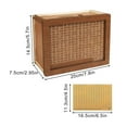 thumbnail image 3 of Precio reducido por tiempo limitado!Hucha de madera marrón claro, artesanía de madera de regalo para niños, 3 of 3