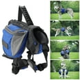thumbnail image 1 of Hound Dog Saddlebags, Comfortable Adjustable Saddle Bag Backpack with Reflective Strip and Pockets Suitable for Dogs Walking Camping Running Hiking, 1 of 7
