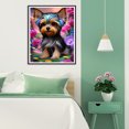 thumbnail image 4 of Pintura por números Kit DIY perro mano aceite arte imagen artesanía hogar pared decoración, 4 of 9
