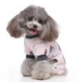 thumbnail image 1 of Ropa para perros Ropa linda para perros Cachorro Rosa Gris Ropa de conejo Niñas Ropa para perros y gatos Ropa para perros (Talla S), 1 of 5