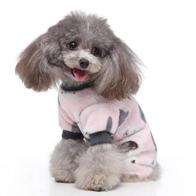 Ropa para perros Ropa linda para perros Cachorro Rosa Gris Ropa de conejo Niñas Ropa para perros y gatos Ropa para perros (Talla S)