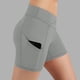 thumbnail image 2 of TaTaai Women's High Waisted Butt Lifting Yoga Shorts with Pockets Solid Stretchy Running Gym Workout Shorts Scrunch Booty Athletic Fitness Pants Gift, 2 of 8