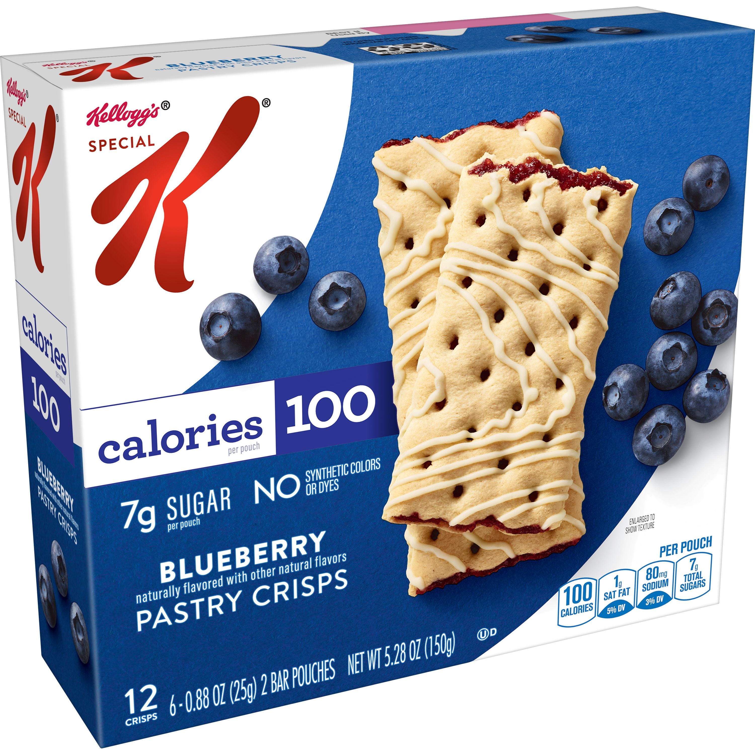 Kellogg S Special K Pastry Crisps Blueberry Ct Oz Walmart Com My XXX