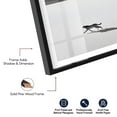 thumbnail image 4 of Landscape Cheetah Run Shadowbox Print Animal Art Prints by Notoriart, Black Frame, 11 x 16, 4 of 7