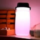 thumbnail image 3 of Botella de agua luminosa que brilla en la oscuridad, deportiva, con linterna Rosa, 3 of 9