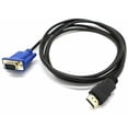 thumbnail image 1 of Câble HDMI vers VGA 1 Mètre 1080p, HDMI Mâle vers VGA HD15 Mâle, Supporte Plusieurs Résolutions, 1 of 5