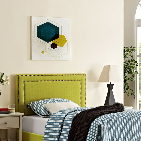 Modway Jessamine Nail Button Headboard, Multiple Sizes and Colors