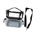 thumbnail image 1 of Bolsa de Maquillaje, Soporte Transparente para Brochas de Maquillaje, Impermeable, Portátil, Profesional, Bolsa de Cosméticos de Viaje, Organizador de azul claro, 1 of 8
