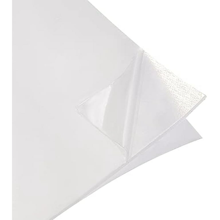 2Pcs Adhesive Silicone Sheet White Adhesive Nonslip Silicone Rubber Pad
