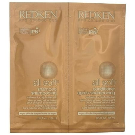 UPC 843711096036 product image for Redken All Soft 2-Piece Set Shampoo & Conditioner, Trial Size, 0.35 Fl Oz | upcitemdb.com