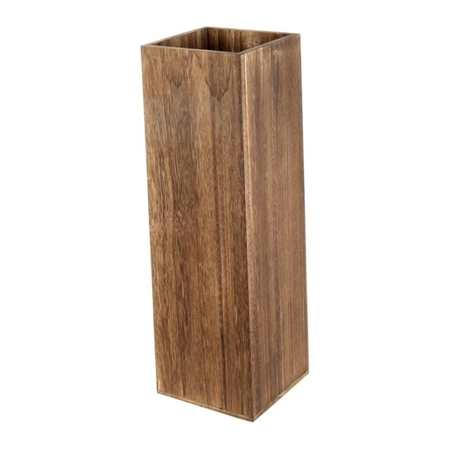 Soporte de madera para paraguas, estante para paraguas, organizador de gran capacidad, estilo vintage, estilo rústico, para hotel, hogar, oficina,