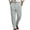 Gray, variant on Men’s Solid Double Pleat Straight Leg Dress Pants, Loose Fit Casual Trousers with Pockets