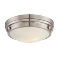 thumbnail image 1 of Savoy House Lucerne Flush Mount in Satin Nickel, 1 of 1