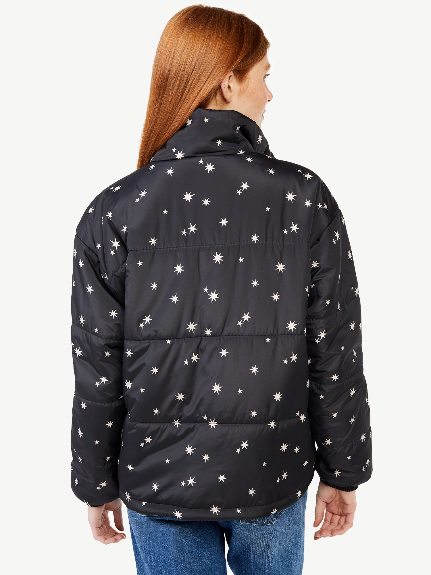 Free Assembly Women's Oversized Puffer Jacket