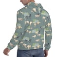 thumbnail image 3 of Hoodies for Men - Painted Cute Goat Green Long Sleeve Comfrt Men'S Fashion Hoodies & Sweatshirts, Sweatshirts for Men Hoodies Pullover Clothing Clothes with Pouch, 3 of 7
