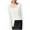 White, variant on Women's Lightweight V Neck Button Down Cardigan Sweater For Casual Outfit With Long Sleeves Travel Clothes Sun Shirt