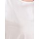 thumbnail image 5 of BLUSA ELEGANTE DE MANGA CORTA Y CUELLO REDONDO PARA MUJERES CHIC, S BLANCA, 5 of 6