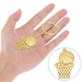 thumbnail image 4 of Uxcell Basketball Hoop Keychain, Mini Cute Sports Basketball Key Chain Sport Ball Pendant Key Ring Bag, Gold, 4 of 7