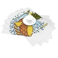 thumbnail image 2 of XMXY Woven Placemats Set of 4 PCS, Pineapple Juice Drip Splash Table Mats Washable Heat Resistant Placemats, 2 of 6
