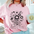 thumbnail image 3 of Mother Plants Seeds of Love Graphic T-Shirt - Floral Mom Tee for Women, Inspirational Family Apparel, Mother's Day Shirt, Gift for Mothers, 3 of 7