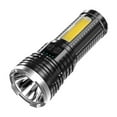 thumbnail image 2 of HOARBOEG Outdoor LED Lighting Flashlight Continuous Lighting High Power Searchlight With Side Light Flashlight, 2 of 7