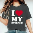 thumbnail image 2 of WREESH Men's Valentine's Day Letter Print Crewneck Short Sleeve Out Blouse T-Shirt Gift, 2 of 6