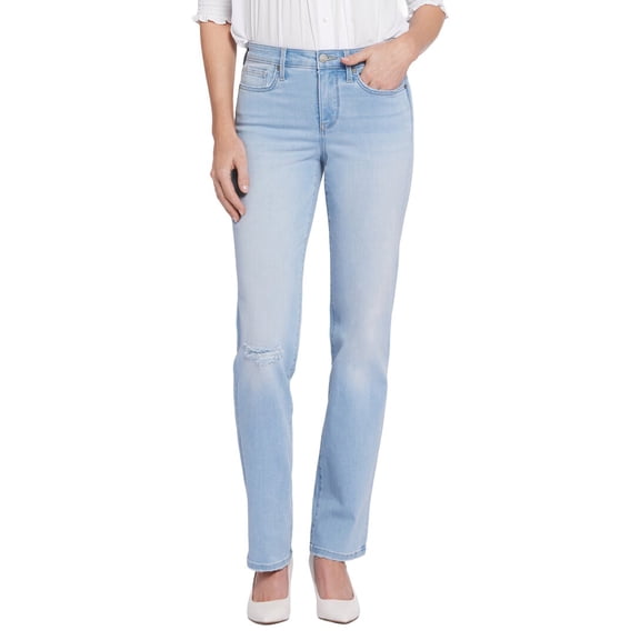 NYDJ womens Bailey Estrella Straight Leg Jean, 6