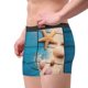 thumbnail image 2 of Balery Shells and Starfish Calzoncillos bóxer para hombre, ropa interior de algodón suave y transpirable con cinturilla de nailon-XX-Large, 2 of 5