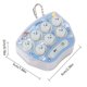 thumbnail image 3 of Whack-A-Mole Game - Llavero LED Mini Hamster Memory Game Toys (Blanco), 3 of 5