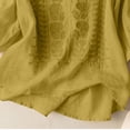 thumbnail image 6 of Linen Sets for Women Cute Summer Flowy Matching Suit Boho Flowy Embroidered Tops Wide Leg Pants Casual Sets, 6 of 6