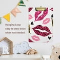 thumbnail image 7 of Coolnut Leopard Lips Clipboard, Acrylic Standard A4 Letter Size Clip Board with Low Profile Clip for Office, Classroom, Doctor, Nurse and Teacher, 12.5"x9", 7 of 7