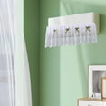 thumbnail image 5 of geerera White Lace Window Valance, 39x16 Inch Window Treatment Decor, Sheer Valance for Kitchen and Living Room, 5 of 6