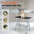 thumbnail image 6 of SKYSHALO Grooming Table Arm with Secure Clamp, 36''x24'' Foldable Station for Small to Medium Dogs, Includes No-Sit Haunch Support and Loop, Supports up to 330lbs, 6 of 9