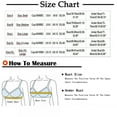 thumbnail image 3 of asdoklhq Bras for Women Plus Size Clearance,Woman's Printing Gathered Together Daily Bra Underwear No Rims, 3 of 3