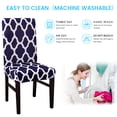 thumbnail image 5 of CJC Dining Chair Covers, Stretch Dining Chair Protector Cover Seat Slipcover for Home Hotel Restaurant Wedding Decor, 5 Colors, 5 of 7