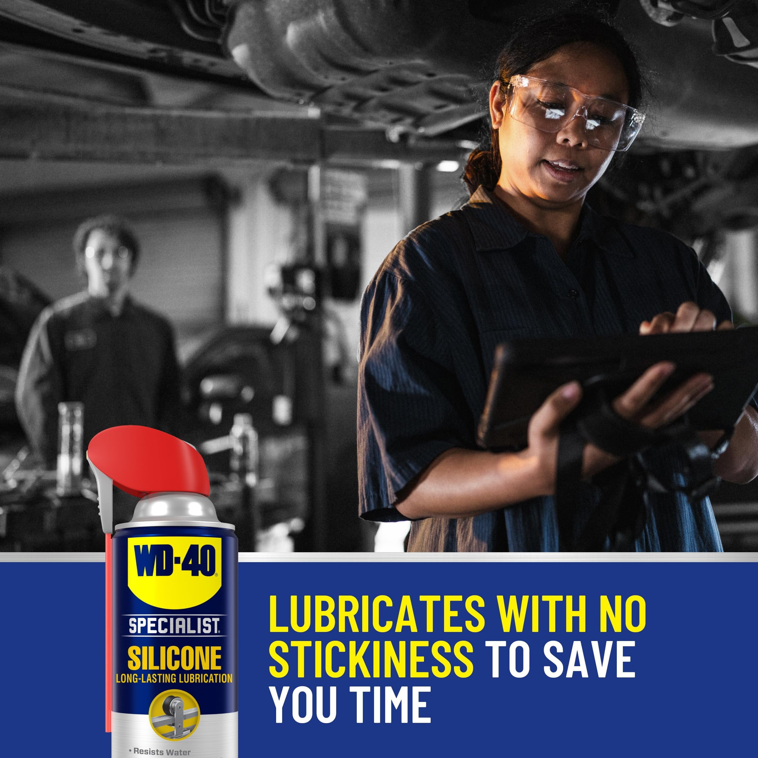 WD-40 Specialist Silicone Lubricant Spray - Smart Straw, Twin Pack, 11 oz Each