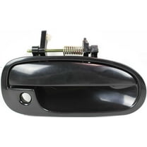 Replacement H462101 Exterior Door Handle Compatible with 1996-2000 Honda Civic Front, Right Passenger Smooth Black